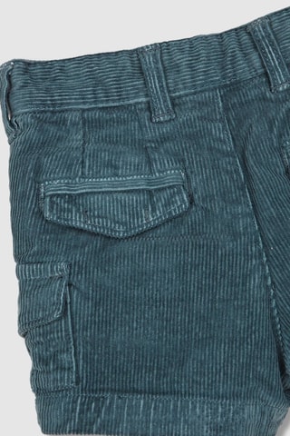 Short en velours - Bleu pétrole