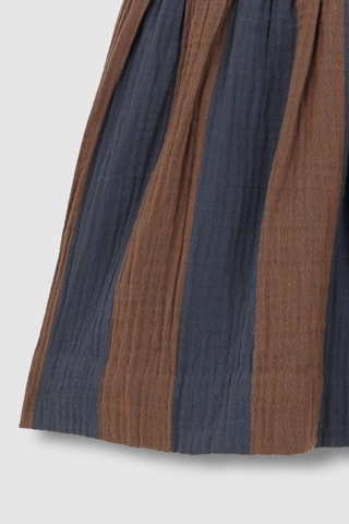 Jupe - Bleu-gris et marron