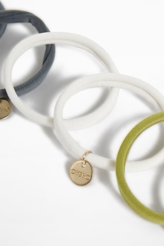 6 Haarelastieken - Wit