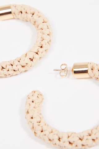 Oorbellen - Ivoorkleurig