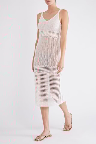 Nauwaansluitende Jurk - Wit