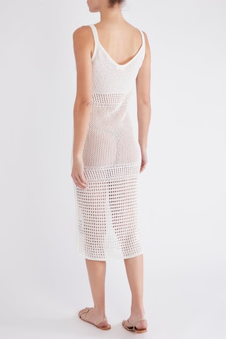 Nauwaansluitende Jurk - Wit