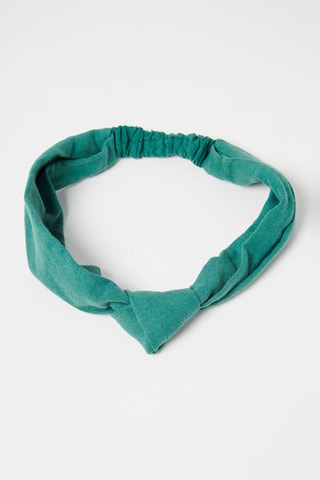 Linnen Bandeau Smaragdgroen