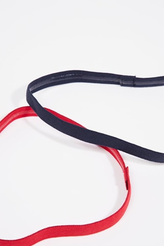 2 Haarbanden - Rood en Marineblauw