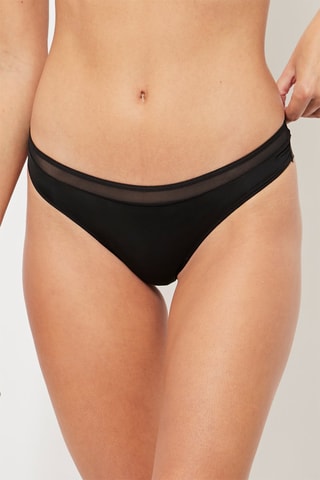 5 Tanga’s - Zwart en Blauw