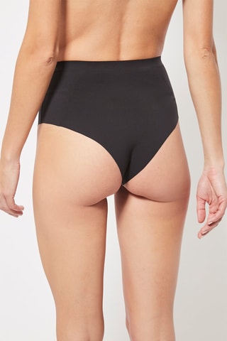 Tanga Hoge Taille Zwart