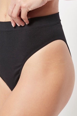 2 Tanga’s Hoge Taille Zwart