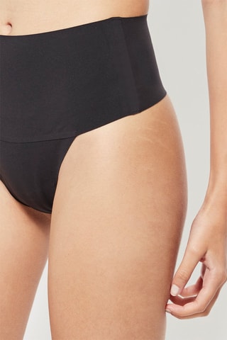 Tanga Hoge Taille - Zwart