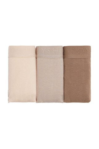 3 Tanga’s - Nude en Bruin