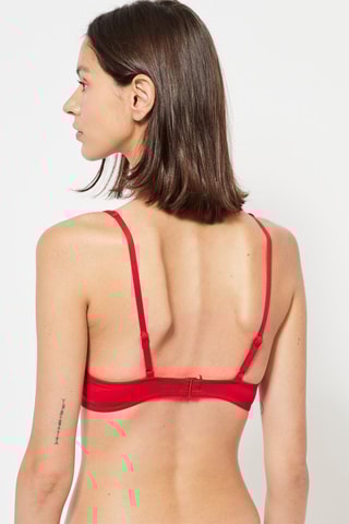 Bikinitop met Cups - Rood