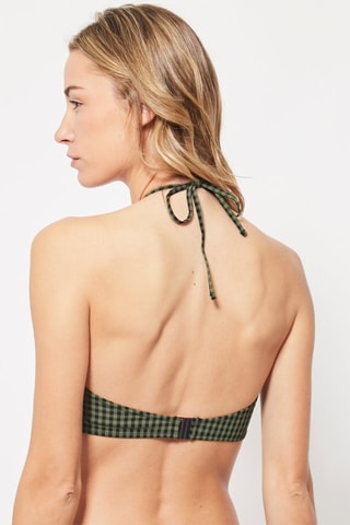 Bikinitop Kaki en Zwart