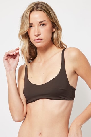 Bikinitop Donkerbruin