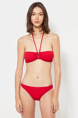 Bikinitop met Cups - Rood