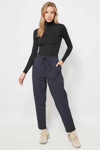 Rechte Broek Petrolblauw