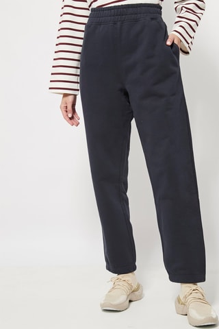 Rechte Broek Hoge Taille Donkerblauw