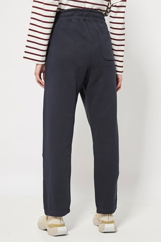 Rechte Broek Hoge Taille Donkerblauw