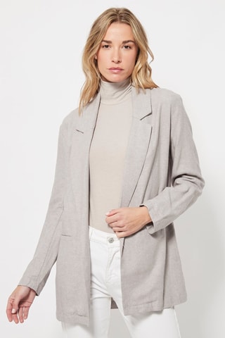 Linnen Jasje Lichtgrijs