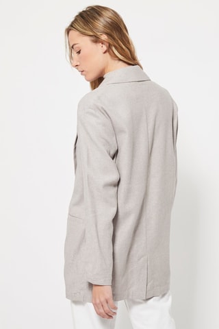 Linnen Jasje Lichtgrijs