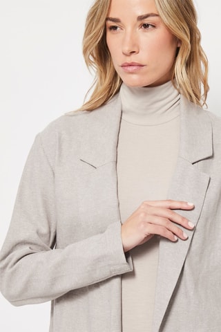 Linnen Jasje Lichtgrijs