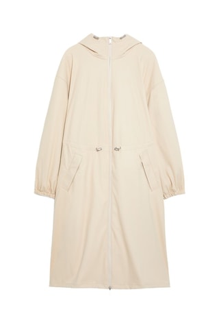 Regenjas met Capuchon - Beige
