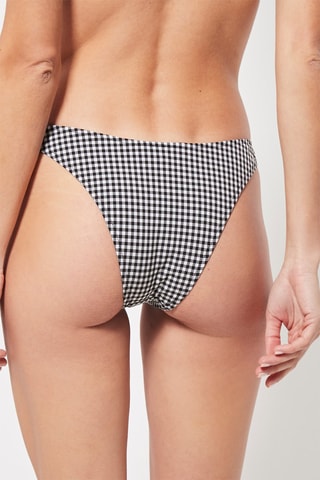 Bikinibroekje Zwart en Ecru