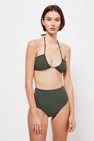 Bikinibroekje - Kaki en Zwart