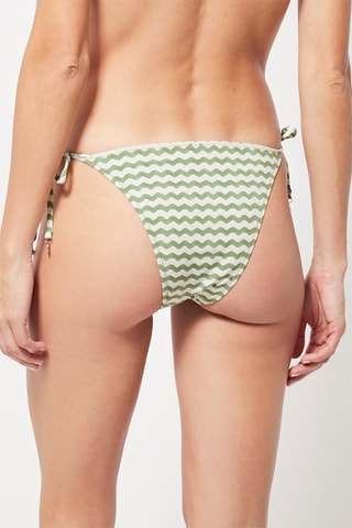 Bikinibroekje Groen en Ecru