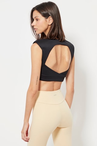 Crop Top - Zwart