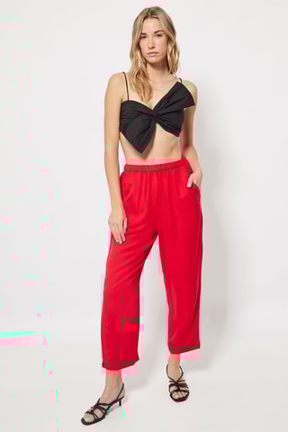 Crop Top Zwart
