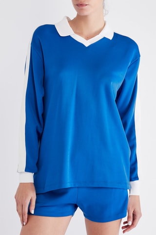 Top - Felblauw