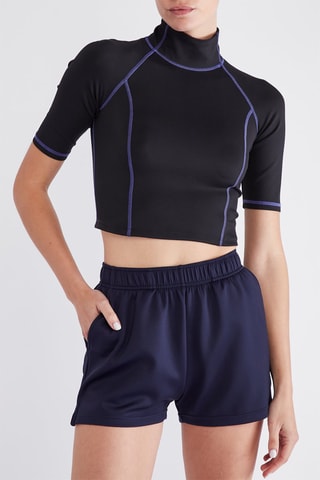 Crop Top - Zwart
