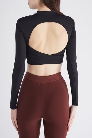 Crop Top - Zwart
