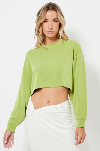 Crop Top - Lichtgroen