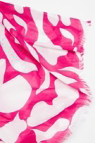 Pareo Fuchsia en Wit