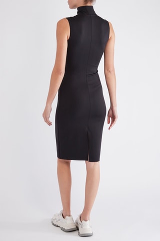 Mouwloze jurk Recht Model - Zwart