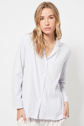 Blouse Hemelsblauw en Wit