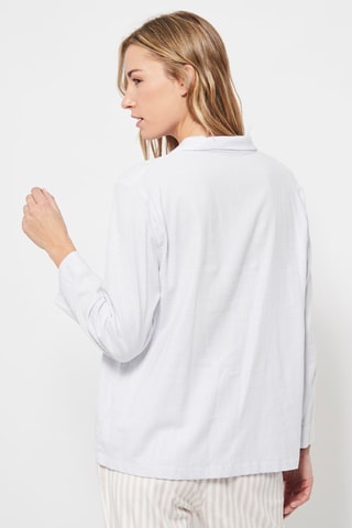 Blouse Hemelsblauw en Wit