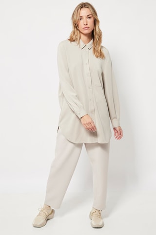 Lange blouse Ecru
