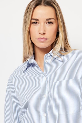 Blouse - Blauw en Wit