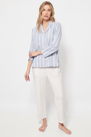 Pyjamablouse Lichtblauw