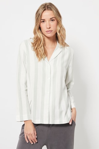 Pyjamablouse Zeegroen 