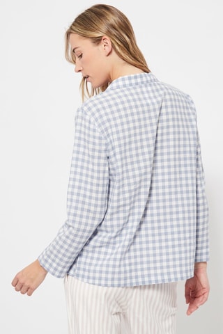 Pyjamablouse Lichtblauw 