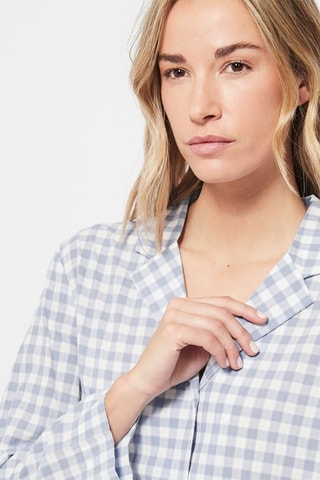 Pyjamablouse Lichtblauw 