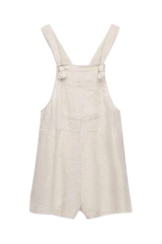 Linnen Tuinshort - Beige