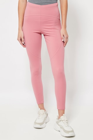 Legging Hoge Taille Roze