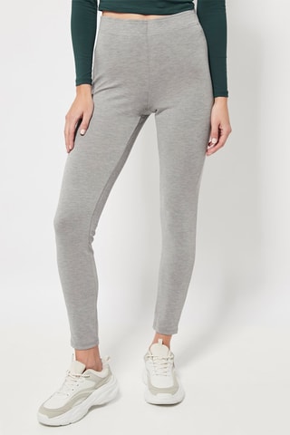 Legging Gemêleerd Lichtgrijs