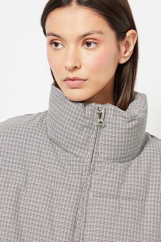 Gewatteerde Jas - Ecru