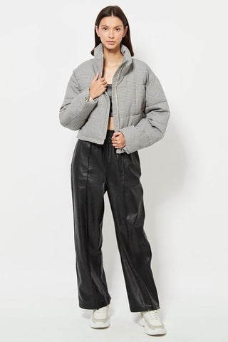 Gewatteerde Jas - Ecru