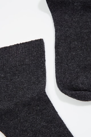 3 Paar Sokken - Gemêleerd Donkergrijs