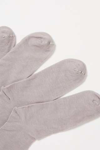 2 Paar Sokken Gemêleerd Lichtgrijs